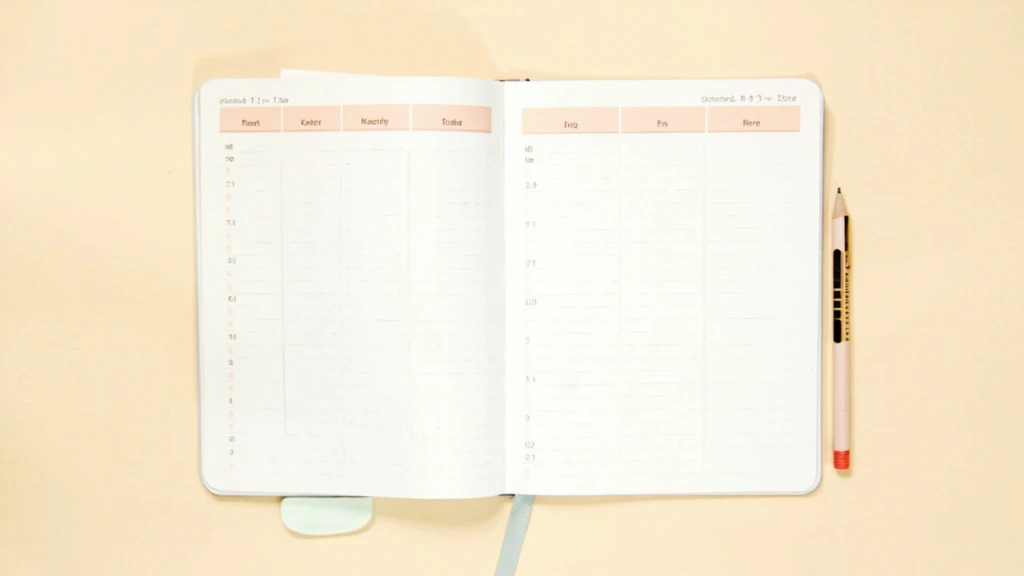 Vertical weekly planner for the week of December 23, 2024